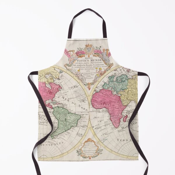 Item preview, Vintage World Map designed and sold by GrannysGarage.