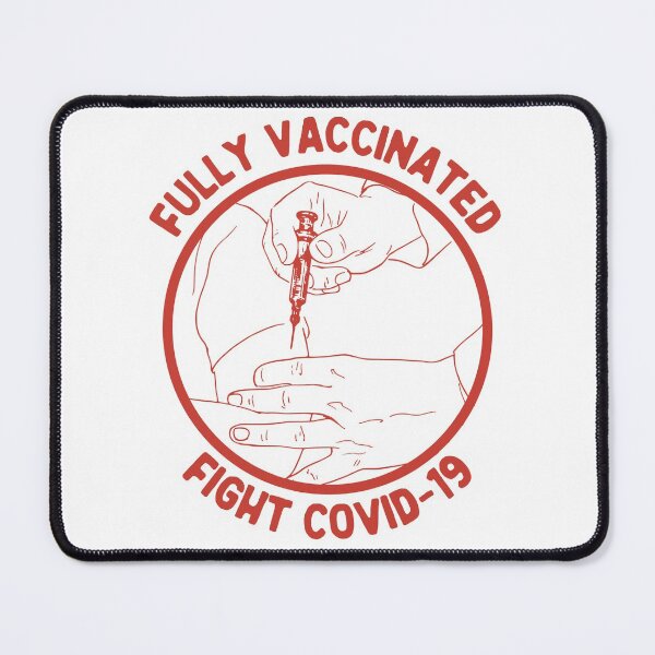 Item preview, Fully Vaccinated Fight Covid 19, Retro Vintage, Red designed and sold by anghelapparel.