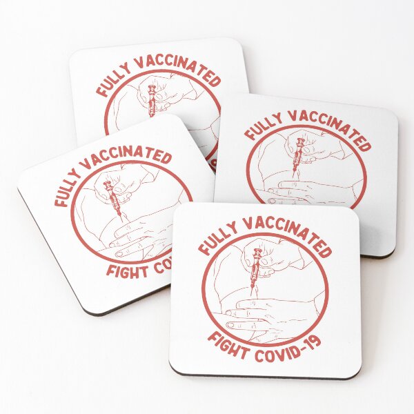 Item preview, Fully Vaccinated Fight Covid 19, Retro Vintage, Red designed and sold by anghelapparel.