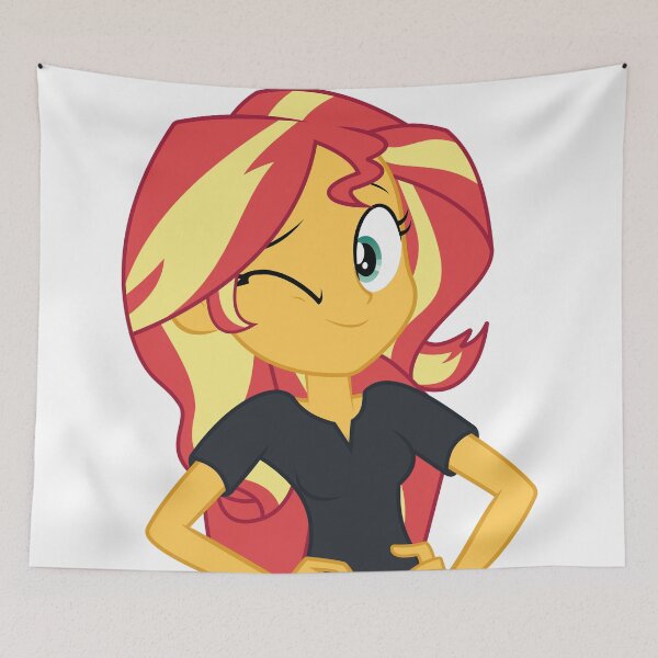 Item preview, Sunset Shimmer guiñando un ojo designed and sold by Wissle.