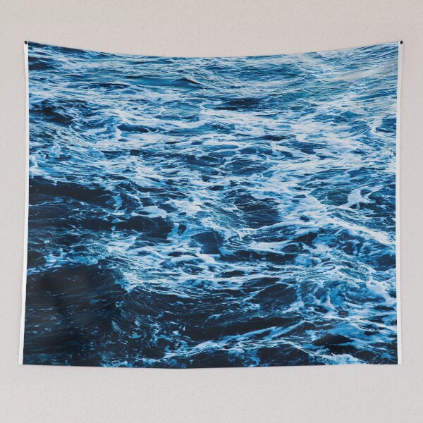 Item preview, Blue Ocean Waves, Sea Photography designed and sold by Raminovitch.