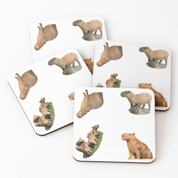 Item preview, 3rd Cool Capybara Stickers Package. Funny Capybaras For Every Capybara Lover Or Other Rodent Owner! - Cute  designed and sold by AnimalStickers-.
