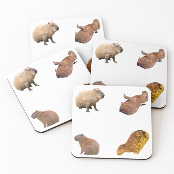 Item preview, 1st Depressed Capybara Stickers Package. Funny Capybaras For Every Capybara Lover Or Other Rodent Owner! - Cute designed and sold by AnimalStickers-.