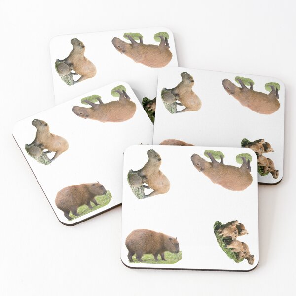 Item preview, 1st Eating Capybara Stickers Package. Funny Capybaras For Every Capybara Lover Or Other Rodent Owner! - Cute  designed and sold by AnimalStickers-.