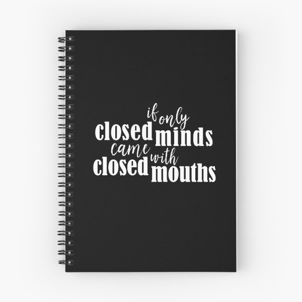 Item preview, If Only Closed Minds came with Closed Mouths T Shirt designed and sold by RUGO-design.