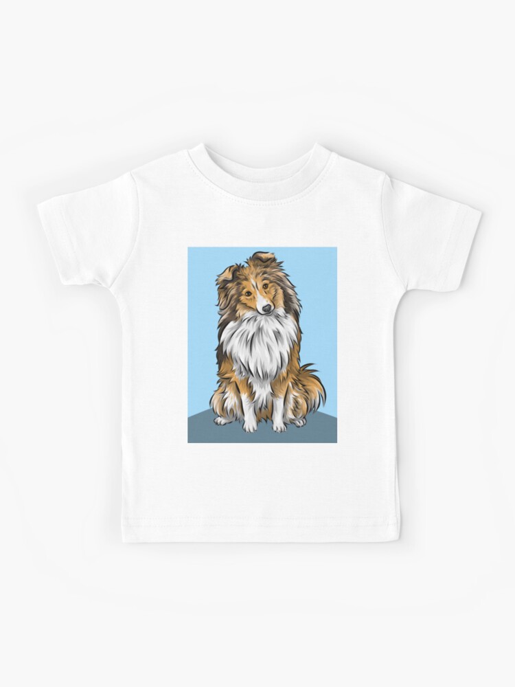 Sheltie Dog T-Shirt - Cute Artistic Tee Sheltie Dog T-Shirt - Cute Artistic Tee