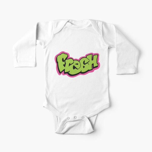 Fresh graffiti Long Sleeve Baby One-Piece