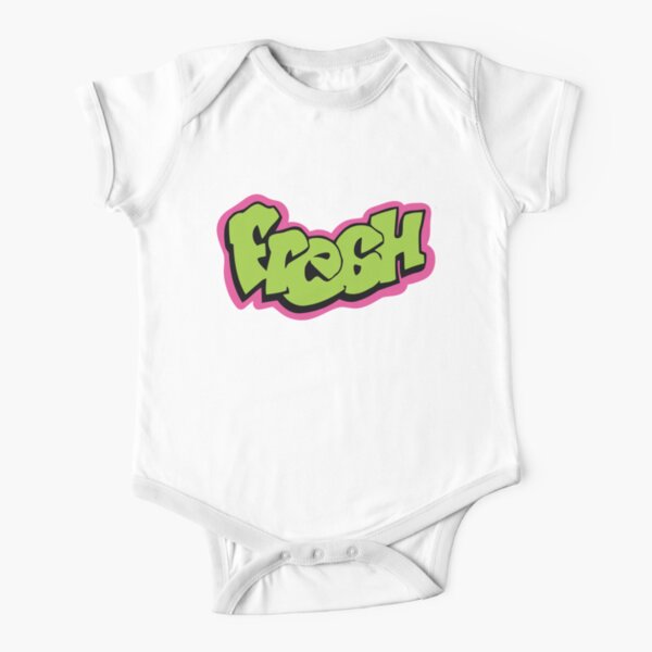 Fresh graffiti Short Sleeve Baby One-Piece