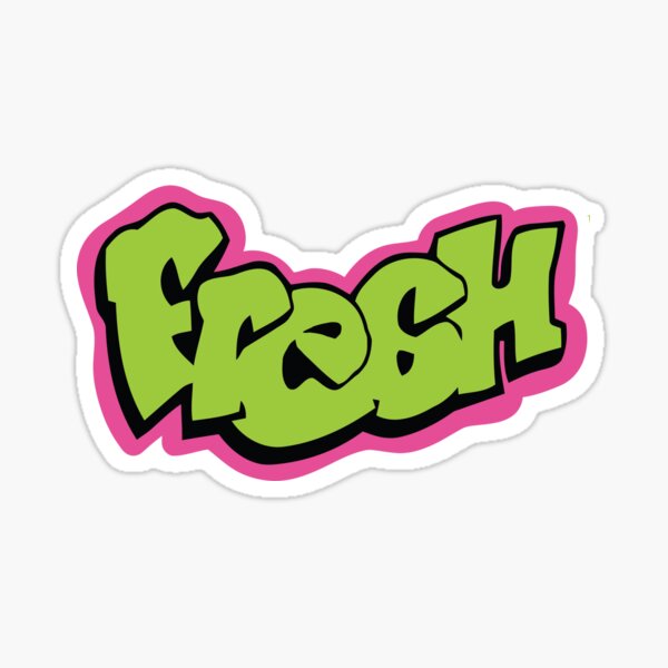 Fresh graffiti Sticker