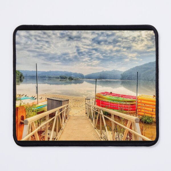 Item preview, The Dock at at Morgan Falls Park designed and sold by Shelley Loewnau-Jones Studio.