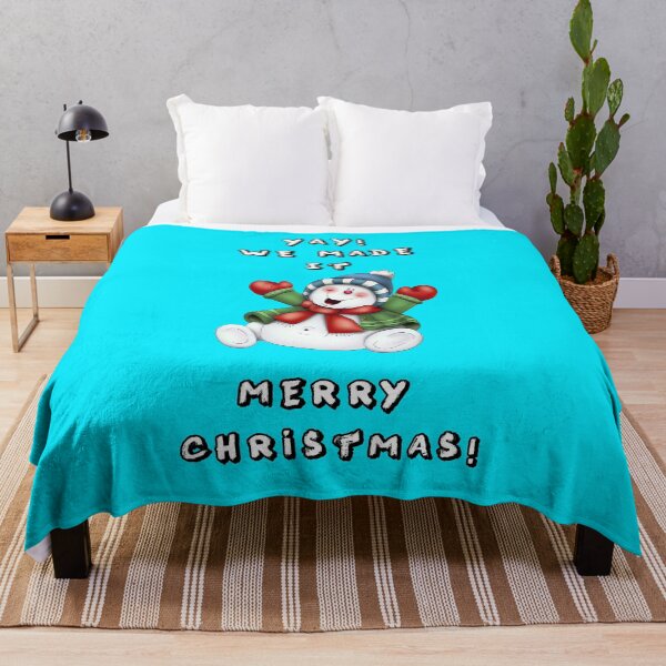 Item preview, Snowman Blues: Yay We Made It Merry Christmas designed and sold by aventi24.