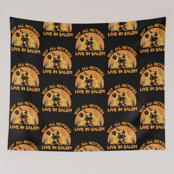 Item preview, Not all Witches Live in Salem halloween, funny witches halloween designed and sold by The Nova Prints .