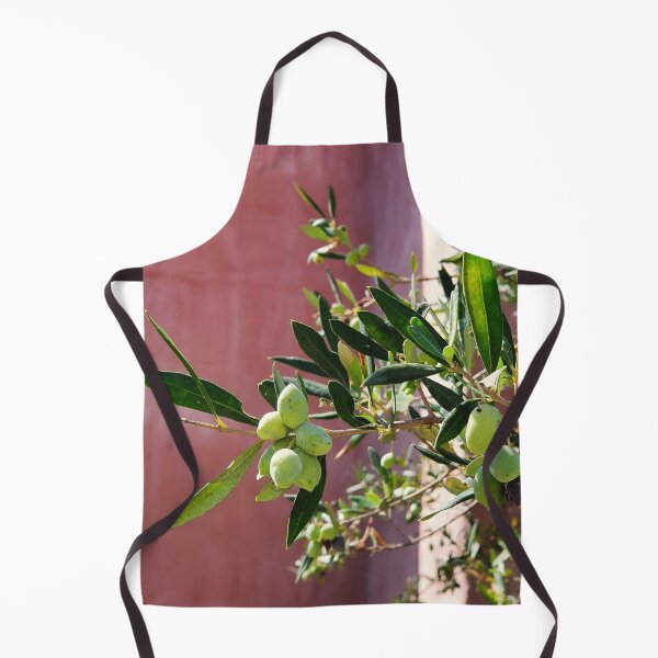 Item preview, Olive tree branch against the red wall Crete collection designed and sold by orangerinka.