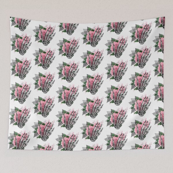Item preview, SKELTON HAND WITH ROSE designed and sold by GamaArtDesign.
