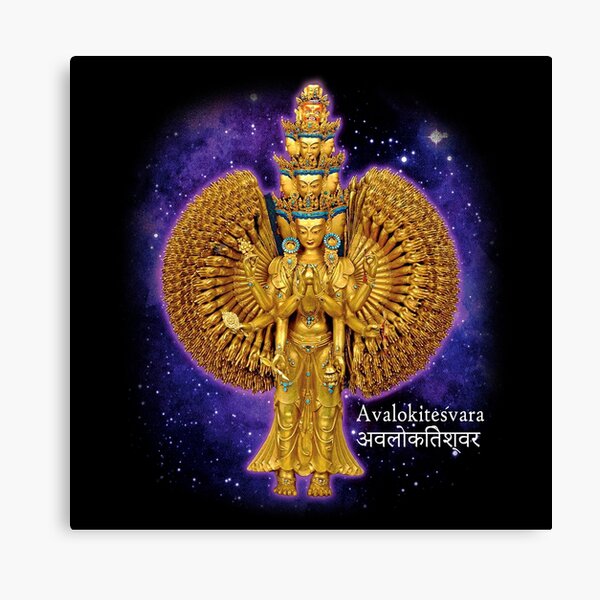 Item preview, Avalokiteshvara Thousand Arms Tibetan Chinese Buddha designed and sold by signsandsymbols.