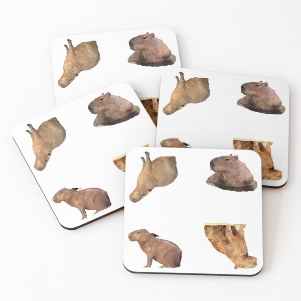 Item preview, 3rd Majestic Capybara Stickers Package. Funny Capybaras For Every Capybara Lover Or Other Rodent Owner! - Cute  designed and sold by AnimalStickers-.
