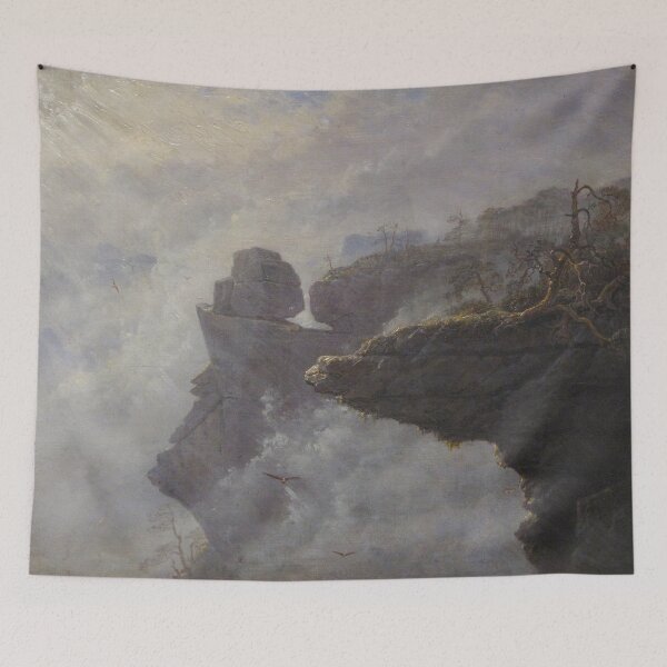 Item preview, Clouds of fog in Saxon Switzerland - Carl Gustav Carus  designed and sold by Vintage Designs +.