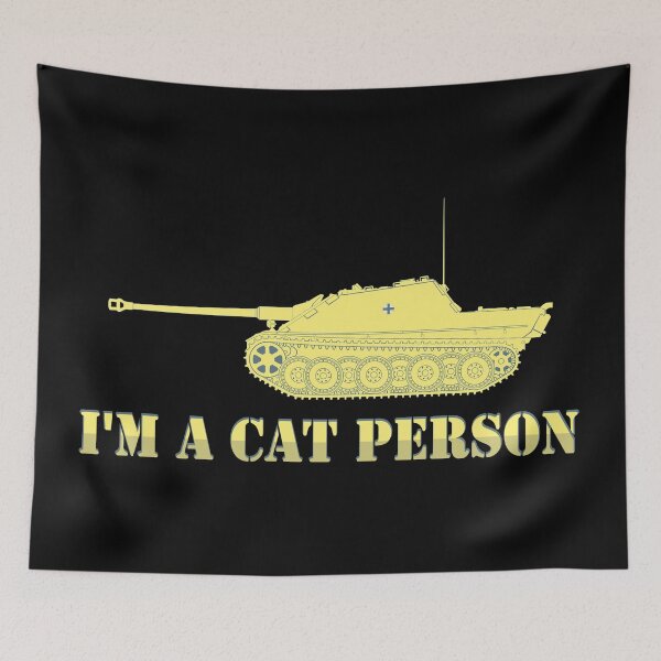 Item preview, Jagdpanther im a cat person designed and sold by FAawRay.