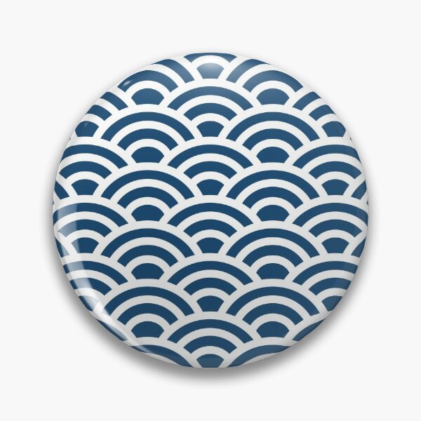 Item preview, Japanese Pattern Wagara Waves Seigaiha designed and sold by MeowsAndMakes.