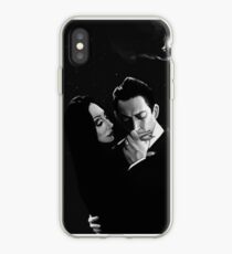 Gomez and Morticia Addams iPhone Case