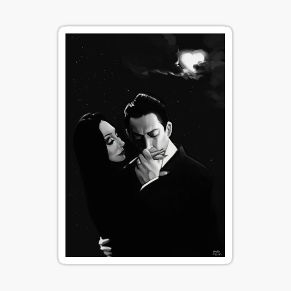 Item preview, Gomez and Morticia Addams designed and sold by Brad Collins.