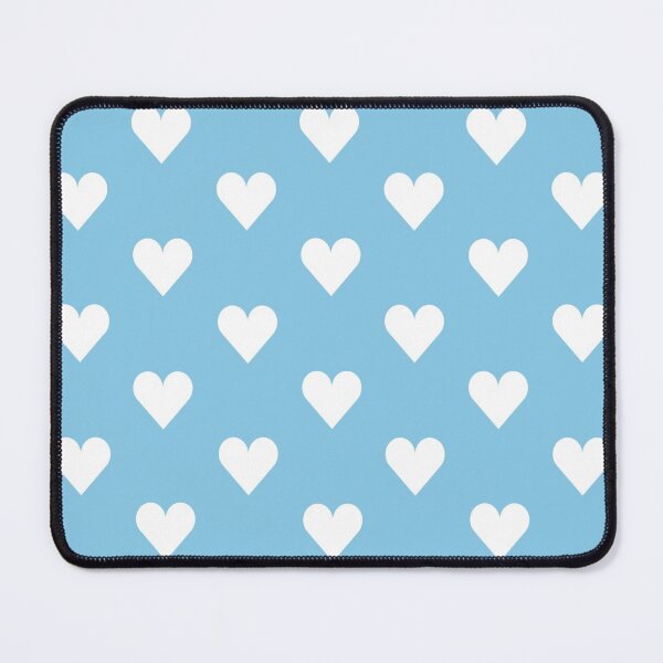 Item preview, Medium WHITE & BABY BLUE LOVE HEARTS designed and sold by RachelMacht.