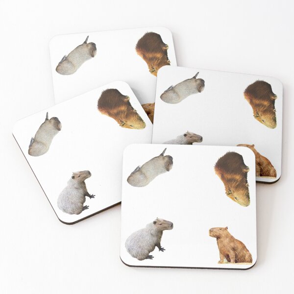 Item preview, 2nd Sleepy Capybara Stickers Package. Funny Capybaras For Every Capybara Lover Or Other Rodent Owner! - Cute  designed and sold by AnimalStickers-.