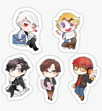 Mystic Messenger Stickers | Redbubble