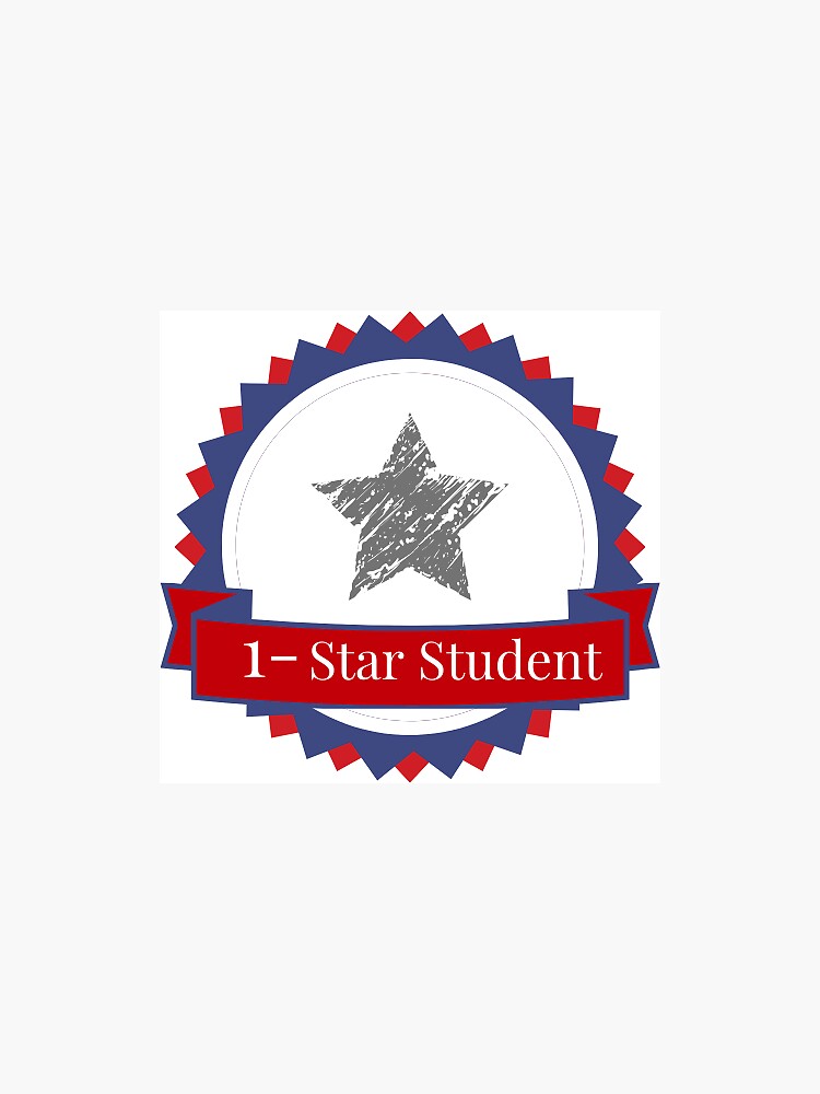 Thumbnail 3 of 3, Magnet, 1-Star Student designed and sold by alixbryant.