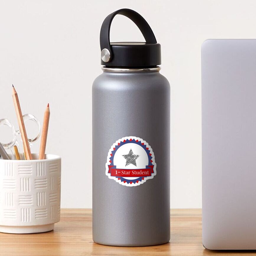 1-Star Student Sticker