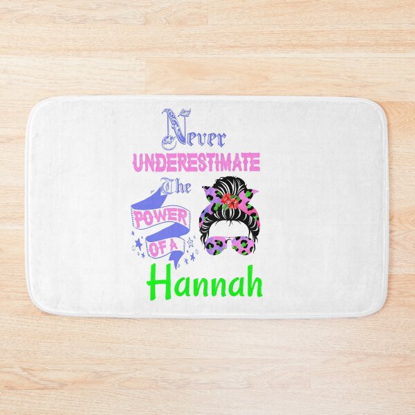 Item preview, Cheetah print messy bun Never underestimate the power of a Hannah- Never Underestimate  designed and sold by Designs Of all kinds.