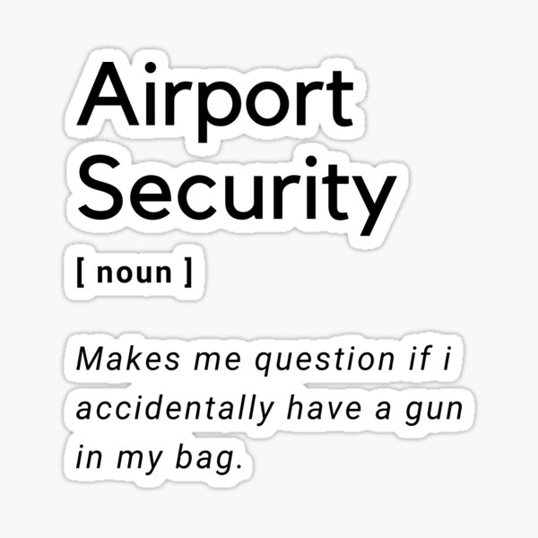 Item preview, Airport Security Definition designed and sold by Amine-Creation.