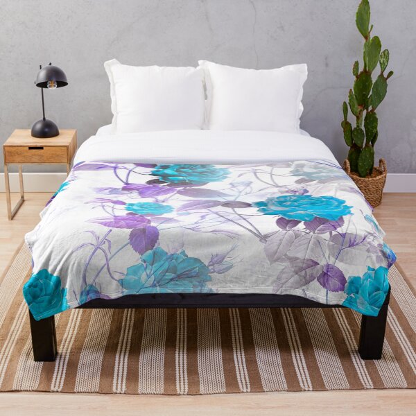 Item preview, DISEÑO GRÁFICO FLORES AZUL CLARO FONDO ABSTRACTO designed and sold by AYANADA.
