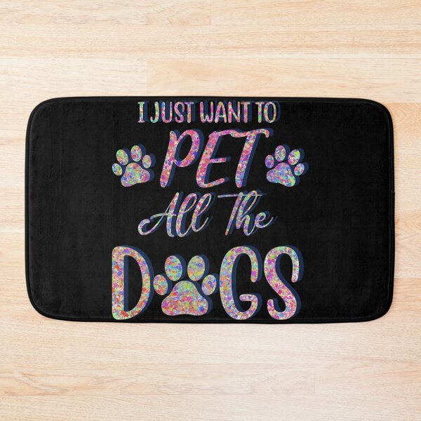 Item preview, Colorful I Just Want To Pet All The Dogs designed and sold by Zurickdesigns.