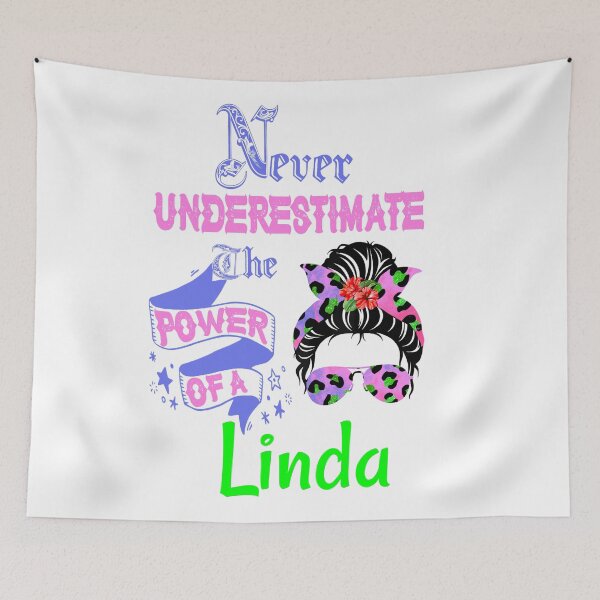 Item preview, Cheetah print messy bun Never underestimate the power of a Linda- Never Underestimate  designed and sold by Designs Of all kinds.