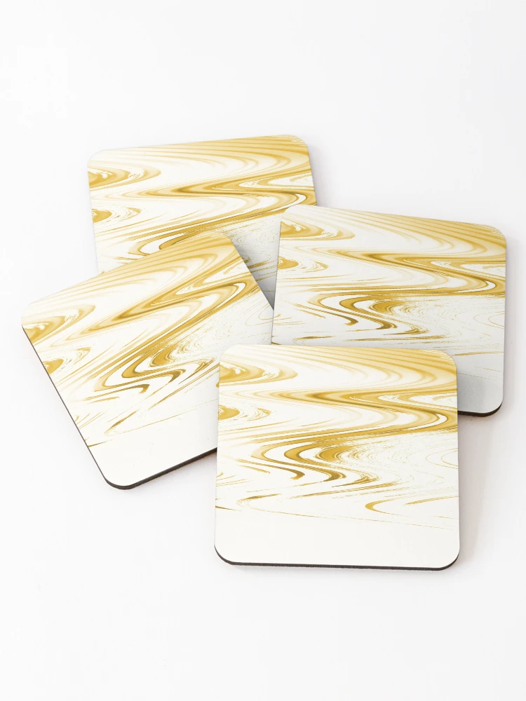 Thumbnail 1 of 5, Coasters (Set of 4), Abstract Ripple 014 designed and sold by rum1757.