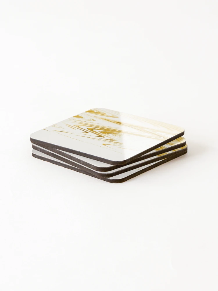 Thumbnail 4 of 5, Coasters (Set of 4), Abstract Ripple 014 designed and sold by rum1757.