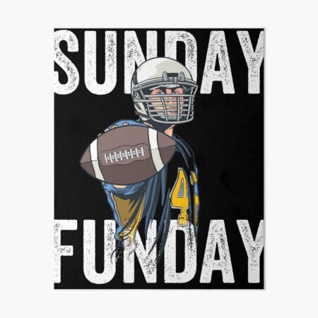 Football Sunday Funday American Football Players Poster