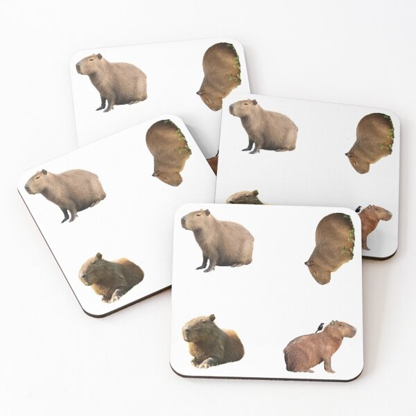 Item preview, 4th Unique Capybara Stickers Package. Funny Capybaras For Every Capybara Lover Or Other Rodent Owner! - Cute  designed and sold by AnimalStickers-.