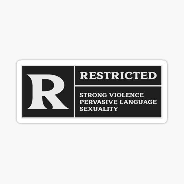 Rated R Stickers for Sale