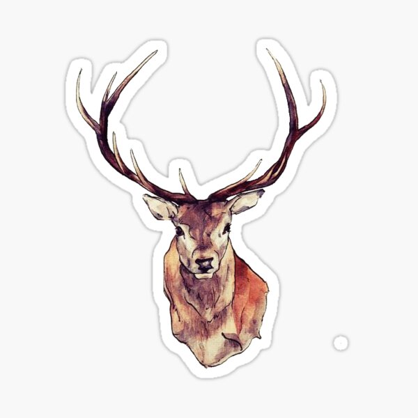 Deer Sticker