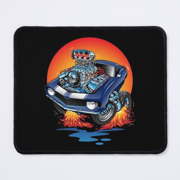 Item preview, Funny Classic Sixties American Muscle Car Hot Rod Cartoon designed and sold by hobrath.