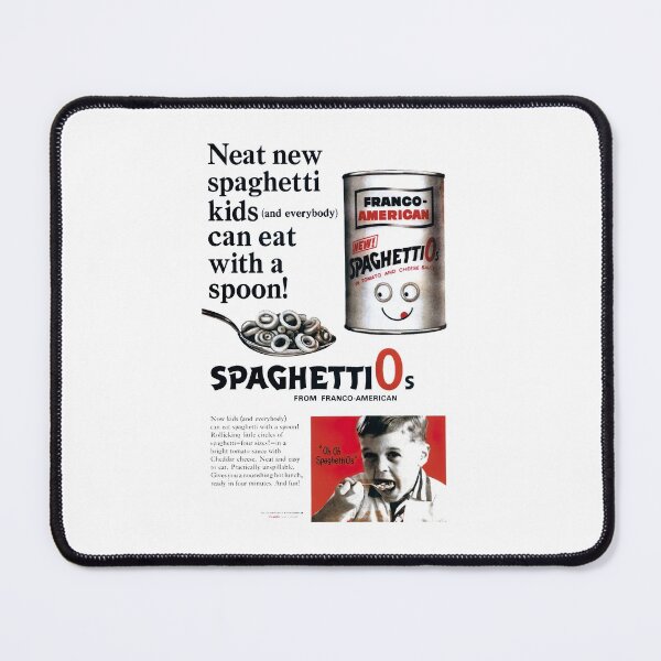 Item preview, SPAGHETTI O'S - ADVERT designed and sold by ThrowbackAds.