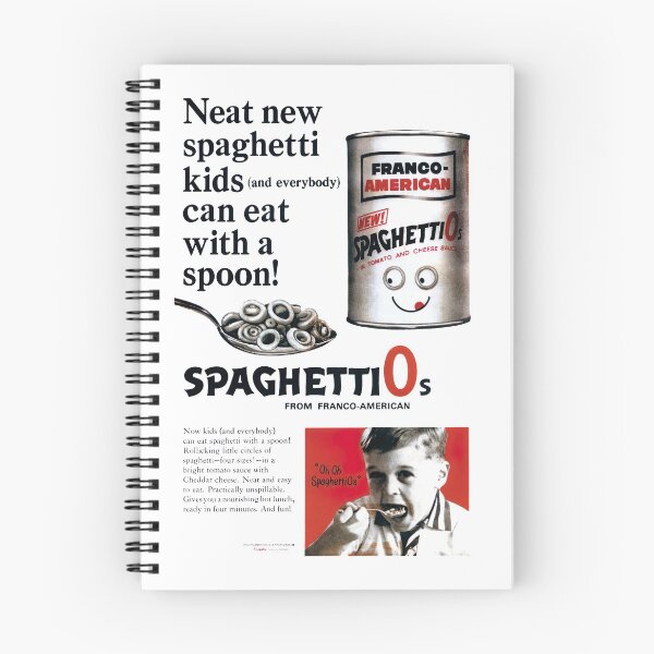 Artikelvorschau, SPAGHETTI O’S – WERBUNG entworfen und verkauft von ThrowbackAds.