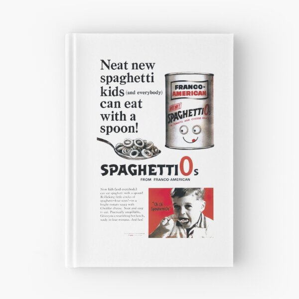 Aperçu de l'œuvre SPAGHETTI O'S - PUBLICITÉ créée et vendue par ThrowbackAds.