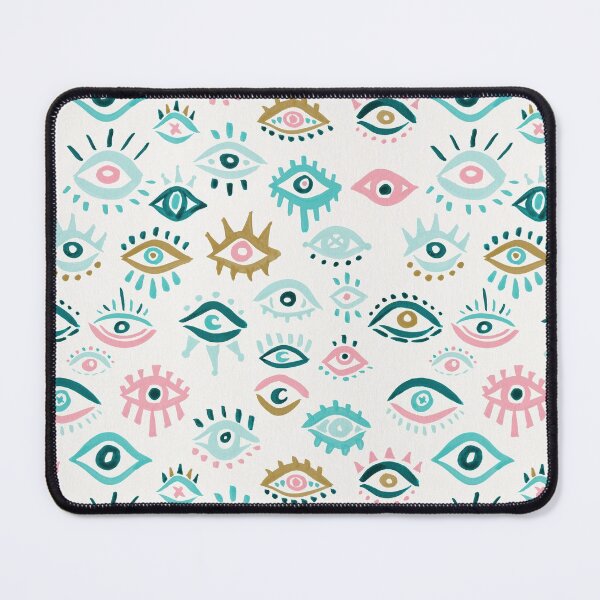 Item preview, Mystic Eyes – Turquoise & Pink designed and sold by Cat Coquillette.