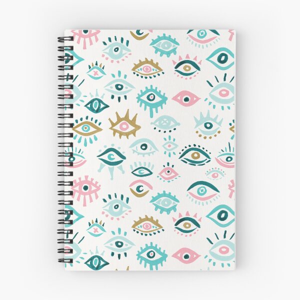 Item preview, Mystic Eyes – Turquoise & Pink designed and sold by Cat Coquillette.