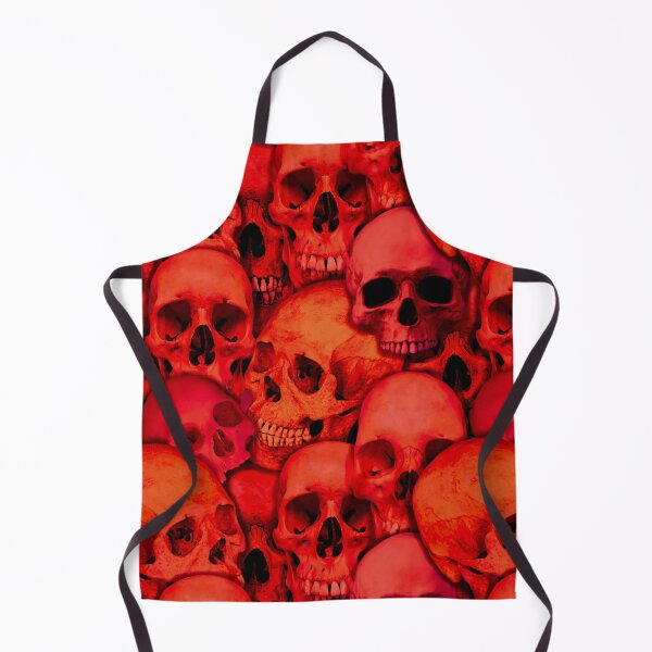 Item preview, Tiling Red Skull Pattern - Blood and Gore designed and sold by SolarCross.