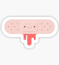 Funny band aid Sticker