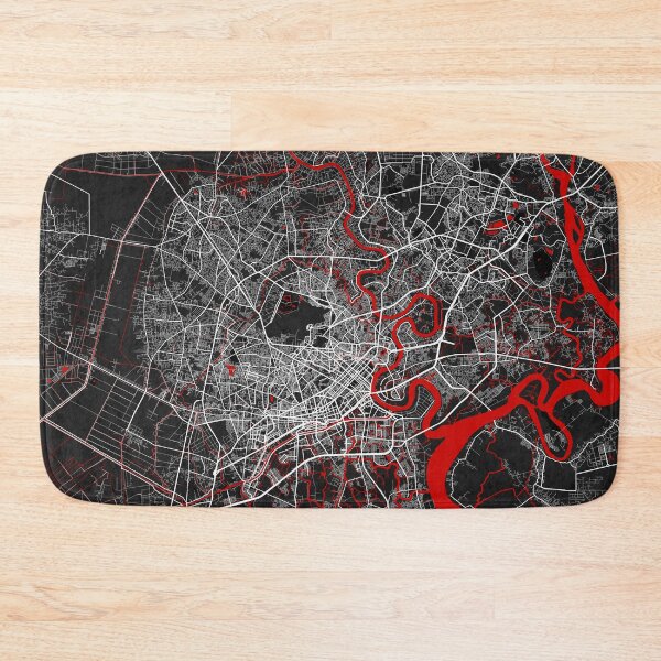 Item preview, Ho Chi Minh City Map of Vietnam - Oriental designed and sold by deMAP.